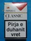 IMPERIAL CLASSIC EMPTY HARD PACK CIGARETTE BOX EDITION WITH ALBANIA FISCAL STAMPS, RARE - Boites à Tabac Vides