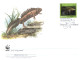 (2222) WWF Set Of FDC Cover  - Estonia - Salamander - FDC