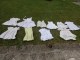 Lot De 10 Robes Et Combinaison Pour Fillettes -vintage-broderie Anglaise Nylon Dentelle  Et Autres Matieres - Other & Unclassified