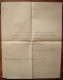 1869 Circulaire De Bordeaux Affranchie Curieusement Avec Un Timbre Et Demi Du N°19 - 1849-1876: Classic Period