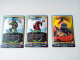 LOT 3 PIECES TMNT 3 Mutant Ninja Turtles 3D Trading Card Hologram Reflection Rare Unique N:17/18/19 - Other & Unclassified