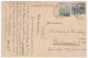 CP475 France Guebwiller Fontaine Postcarte With Stamps Orphelins De Guerre - Lettres & Documents