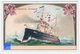 Chromo Chicorée Bériot Lille Croiseur Cuirassé 1904 Navigation Navire Bateau Mer Drapeau Guerre Marin Marine A17-13 - Sonstige & Ohne Zuordnung