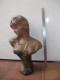 Scultpture Platre, Buste Et Femme,bon Etat , Marque Déposé France,23 - Other & Unclassified