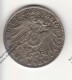 RIPRODUZIONE MONETA DEL 1904 GERMANIA 5 FUNF MARK  - MONETA FALSA - - Monedas Falsas