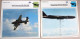 2 Fiche Aviation USA Mitchell B 25 Boeing B 52 Stratofortress Armée Militaria - Luchtvaart