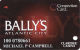 Bally's Casino Atlantic City NJ - Connection / Slot Card - Innovative Over Mag Stripe - 3 Phone#s - Casinokaarten