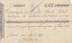 PROMISSORY NOTE, BANK, KING LEOPOLD II STAMPS, 1909, BELGIUM - Banco & Caja De Ahorros