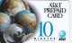 United States, USA-ATT-0035, AT&T Prepaid Card 4 Globes, 10 Blue Minutes, 1999, 2 Scans. - AT&T