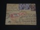 POLOGNE - Carte Postale Recommandée Avec Censure Allemande Pour Paris Puis Redirigée - Rare - Fev 1942 - A Voir - P19500 - Generalregierung