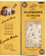 Carte Géographique MICHELIN - N° 162 ALLEMAGNE Et AUTRICHE Ouest 1952-53 (1954 Sur Carte) - Cartes Routières