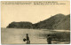 CONGO BELGE CARTE POSTALE ENTIER SURCHARGE EST AFRICAIN ALLEMAND (OCCUPATION BELGE) N°25 LE LAC KIVU VU DU MONT N´GOMA - Stamped Stationery