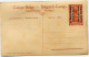 CONGO BELGE CARTE POSTALE ENTIER SURCHARGE EST AFRICAIN ALLEMAND (OCCUPATION BELGE) N°27 ECHELON DE MUNITIONS D´UNE .... - Stamped Stationery