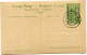 CONGO BELGE CARTE POSTALE ENTIER SURCHARGE EST AFRICAIN ALLEMAND (OCCUPATION BELGE) N°35 VERS BIARAMULO TRAVERSEE DE.... - Stamped Stationery