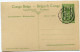 CONGO BELGE CARTE POSTALE ENTIER SURCHARGE EST AFRICAIN ALLEMAND (OCCUPATION BELGE) N°41 LES POSITIONS DE LA SEBEA...... - Stamped Stationery