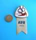 EUROPEAN GYMNASTICS CUP 1963 - Large Official Participant Enamel Badge " KEG Officiel " Gymnastique Gymnastik Ginnastica - Gymnastics