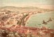 France Cannes Ca1880 Cabinet Albumen Foto Tinted Colored BIG Photo 29 X22cm Collé Sur Carton 43 X 34 - Ancianas (antes De 1900)