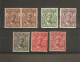 ZANZIBAR 1926 - 1927 Values To 50c SG 299 In Pair, 301 - 303, 305, 308 UNMOUNTED MINT/MOUNTED MINT Cat £11.35 - Zanzibar (...-1963)