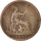 Monnaie, Grande-Bretagne, Victoria, Penny, 1891, B, Bronze, KM:755 - D. 1 Penny