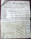 63 CLERMONT FERRAND AMBERT  LETTRE DE RECLAMATION AVEC CACHET 1829 ET TAMPON CLERMONT FERRAND - 1801-1848: Précurseurs XIX