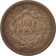 Monnaie, États-Unis, Braided Hair Cent, Cent, 1842, U.S. Mint, Philadelphie - 1840-1857: Braided Hair