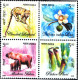 WILD LIFE & PLANTS-ERRORS-2 X SETENANT BLOCKs OF 4-FAUNA & FLORA OF THE NORTH EAST-INDIA-2006-MNH-TP-352 - Plantes Toxiques