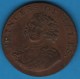 MIDDLESEX Princess Of Wales 1/2 HALF PENNY 1795  TOKEN Portcullis And Chains - Professionnels/De Société