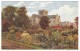 Winchester Cathedral SE From Canon's Garden By A R Quinton - Salmon No 1536 - Unused - Quinton, AR