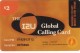United States, $2, The I2U Global Calling Card 2 Scans. - Sonstige & Ohne Zuordnung