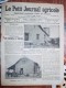 LE PETIT JOURNAL AGRICOLE 21/09/1913 AVEC PUB 16 PAGES COOPERATIVE AGRICOLE DE PROUAIS - 1900 - 1949