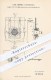 Original Patent - C. Hemmer , Neidenfels 1890 , Lager Für Die Messerwalze Von Holländern , Walze , Papier , Papierfabrik - Historische Dokumente