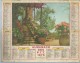 ALMANACH DES POSTES  1975 ( CALENDRIER ) JARDIN FLEURI SUR LA MEDITERRANEE / COLIOURE - Grand Format : 1971-80