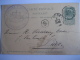 Entier Postal Armoiries ATTERT 1900 Vers LIEGE - Superbe Cachet Privé INSTITUT J. N. MOLITOR SCHADECK-ATTERT - Postcards 1871-1909