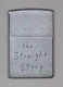 ZIPPO - The Straight Story - Chromé Brossé - 1998 - Ref, 707 - Zippo