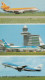 Amsterdam: MERCEDES-BENZ 207D, FORD TAUNUS MKV, CITROËN 2CV -Airport Schiphol, OLYMPIC, KLM , CPAir, Airflorida(Holland) - Voitures De Tourisme