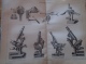 D137989.56 Microscopes - Zeiss  Ranvier Abbe Reichert Leitz Nachet Hungary Pallas Lexikon Print Engravings  Ca 1890's - Prints & Engravings
