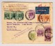 Ceylan 15.10.1932 Colombo 1. Flug Madras-Bombay Brief Nach Bombay Mit War Stamp - Ceylan (...-1947)