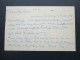 GB Ganzsache 1957 Stoke On Trent Nach Wiesbaden. Mit Vermerk / Stempel Nachgebühr. Tax Stempel - Covers & Documents