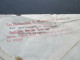 Delcampe - Luftpostbrief Indonesien 1965 R-Brief Registered Djakarta Dkt 2442. BASF Beratungsstelle Indosesien - Indonesien