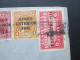 Guatemala 1935 MiF Luftpost Marken Mit Aufdruck Aereo Exterior 1934. Stark Verzähnte Marke!! Toller Beleg! - Guatemala