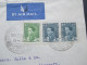 Irak / Iraq 1938 Luftpost / Air Mail. Gourgi Meer Mustansir Street Bagdad Nach Wiesbaden. - Irak