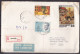 BELGIUM, 1982, Registered Airmail Cover From Belgium To India, 3 Stamps - Other & Unclassified