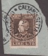 Italia Regno 1929, Lire 1,75 Bruno, Sassone 242, Usato In Sicilia, Su Frammento, Raro - Oblitérés