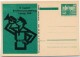 DDR P81-1F-78 C3-a Frage-Postkarte Zudruck ABKLATSCH Trompeter Leipzig 1978 - Cartes Postales Privées - Neuves
