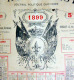 33 BORDEAUX 1899 CALENDRIER OFFERT PAR LE JOURNAL ANTIDREYFUSARD ET ANTISEMITE  LE  NOUVELLISTE - Grand Format : ...-1900