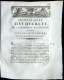 REVOLUTION FRANCAISE  ARRESTATION DE LOUIS XVI VARENNES  1791 PRISES DE MESURES DE SECURITE NATIONALE - Décrets & Lois