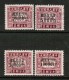 REPUBLIC Of CHINA   Scott # J 102-9* VF MINT HINGED - Postage Due