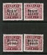 REPUBLIC Of CHINA   Scott # J 102-9* VF MINT HINGED - Postage Due