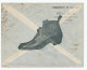 712/23 - CHAUSSURES BELGIQUE - Enveloppe Illustrée Fabique De Chaussures Hupin à BINCHE - TP Germania - Non Classés