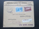 Peru Luftpostbeleg 1938 Via New York. Certificado. R 190475 Lima. Compania General De Anilinas S.A. - Pérou